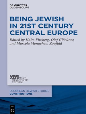 cover image of Being Jewish in 21st Century Central Europe